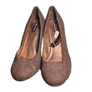 George Grey Wool Heels